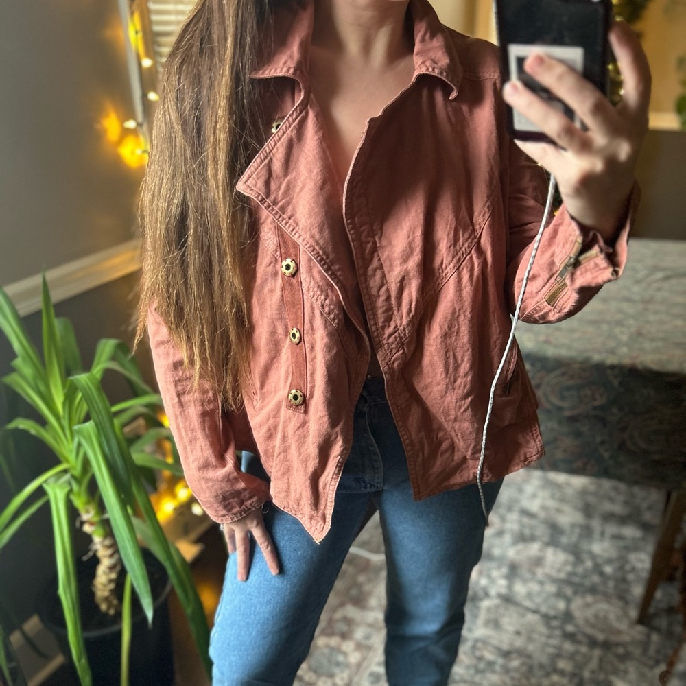 Free People Pink Jacket